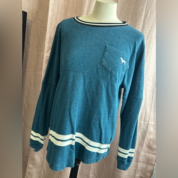 Victoria’s Secret pink varsity sweater - Picture 1 of 5